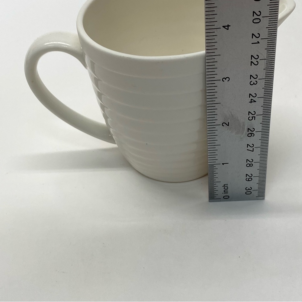 Sango Rio White Creamer Pitcher Ribbed Discontinued Rio5153 Cottagecore Country - Picture 10 of 12